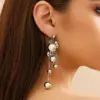 TasselPearl Charm Earrings