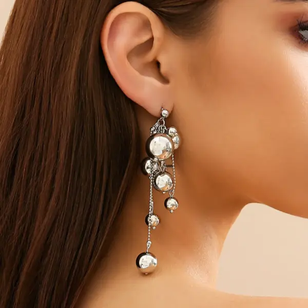 TasselPearl Charm Earrings